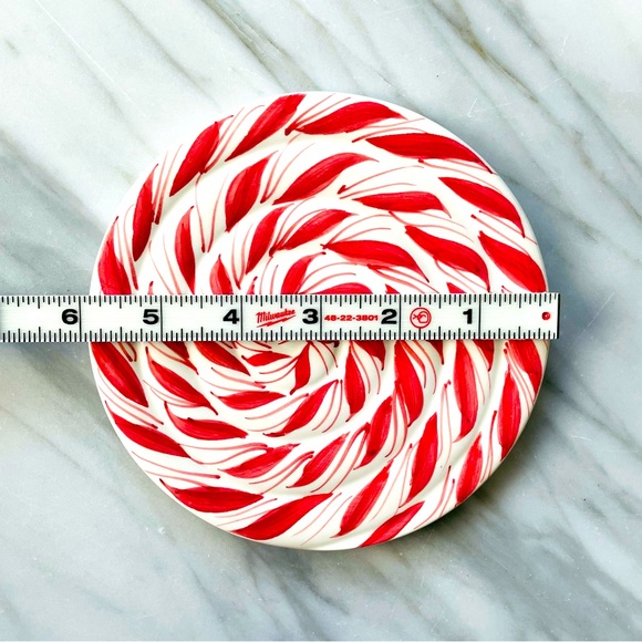 Bath & Body Works Home•Vintage Christmas 1998•Festive Ceramic Trivet•Peppermint - Picture 7 of 8